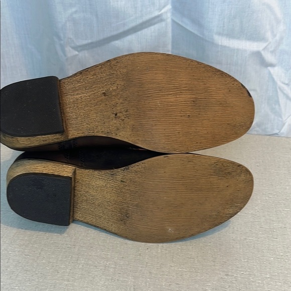 Brown Ankle Boots with American Flag Design - Picture 9 of 10